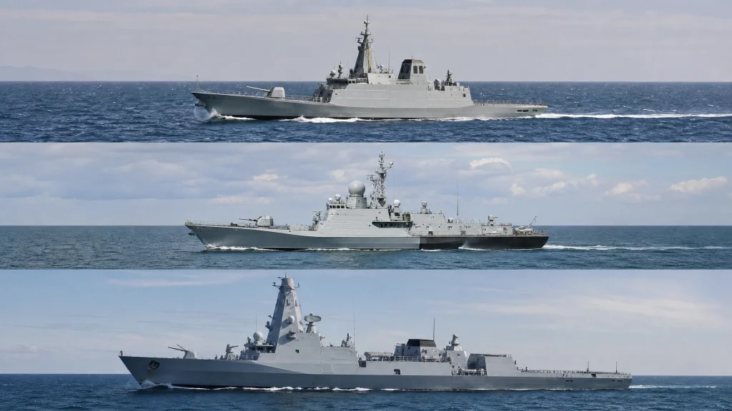 Frégates, corvettes et destroyers : différences de missions, d’armement et d’autonomie