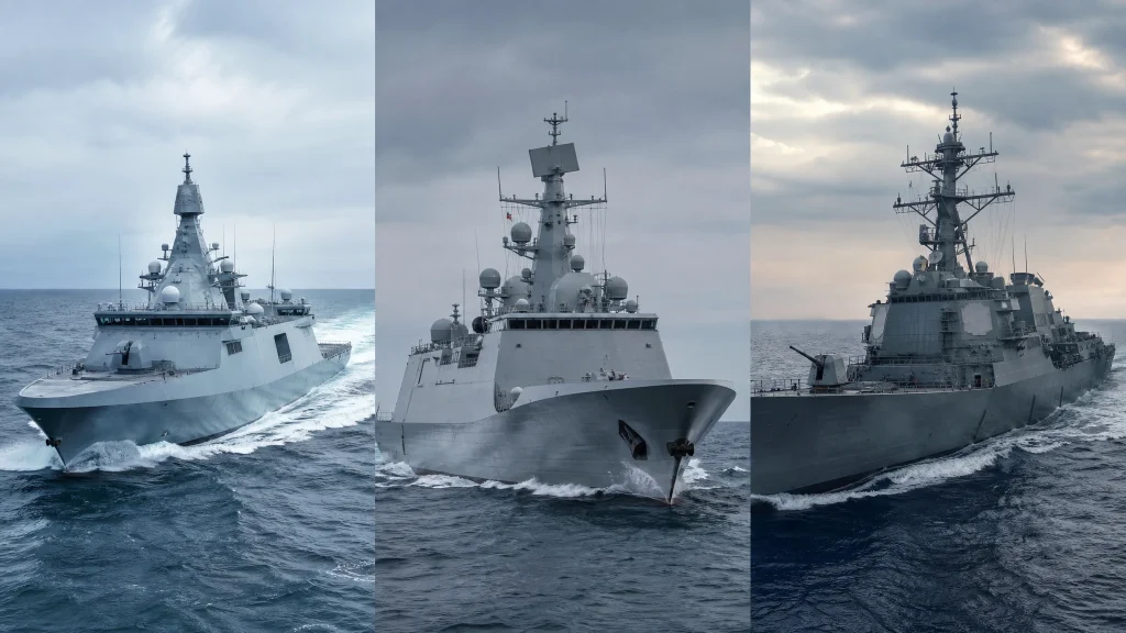 Frégates, corvettes et destroyers : différences de missions, d’armement et d’autonomie