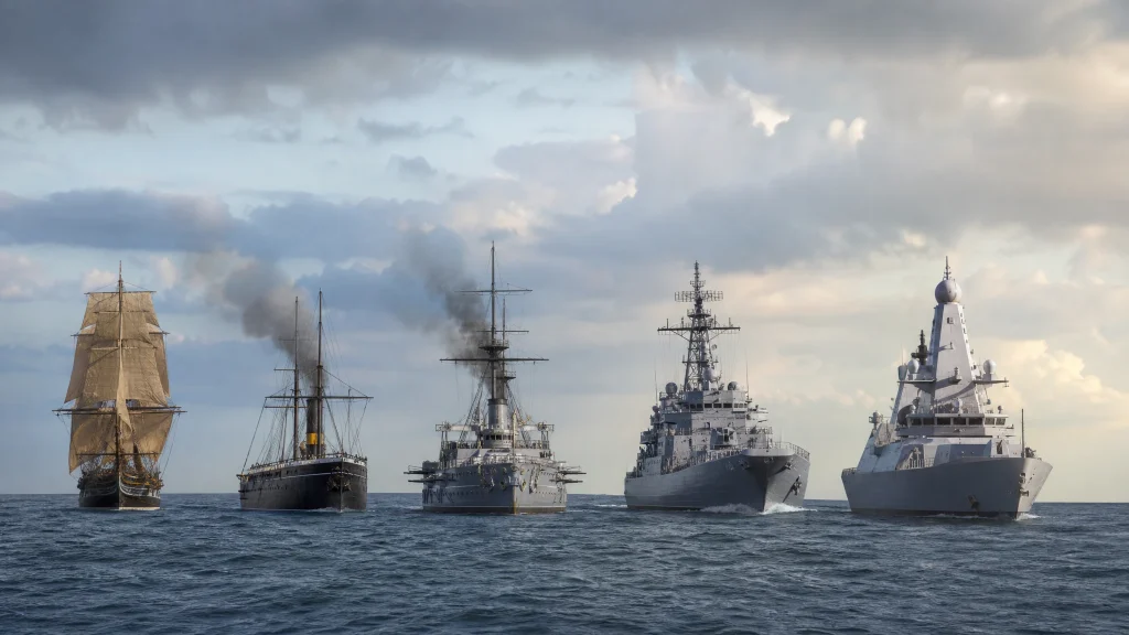 L'évolution des navires de guerre : du voilier à la frégate moderne